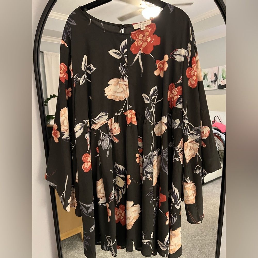 Umgee floral mini dress